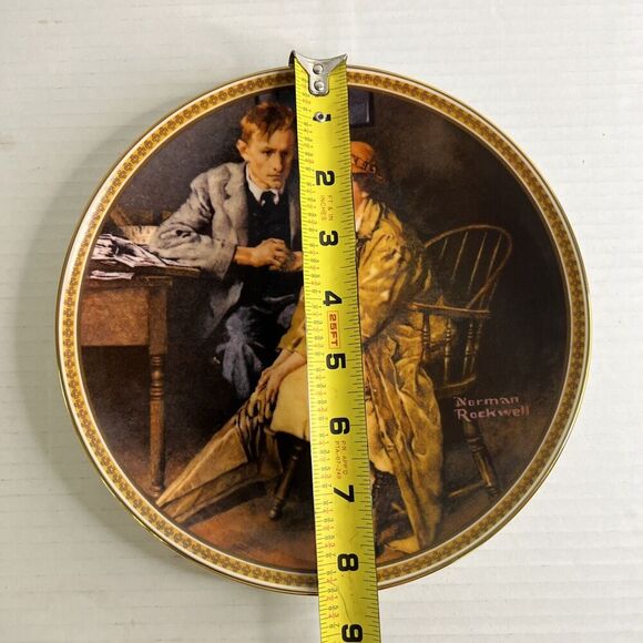 NORMAN ROCKWELL “Confiding in the Den” Rediscovered Women * plate # 12643L‎ - Picture 6 of 11
